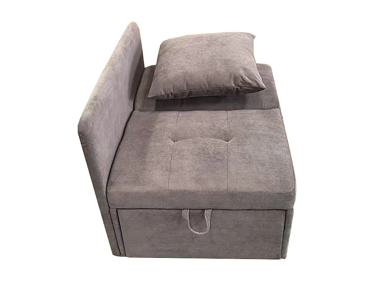 Canape Convertible Canapé-lit 3 en 1 multifonction,Canapé-lit en lin,Gris