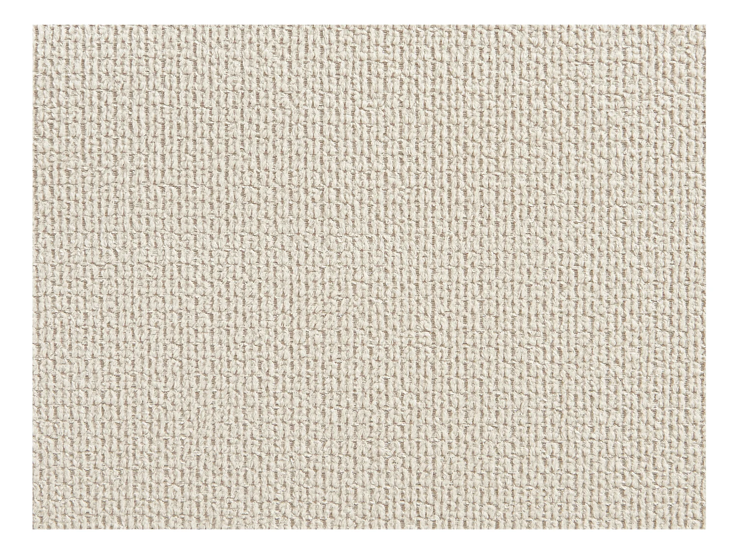 Lot de 2 chaises en tissu texturé et métal - Beige - MADOLIA de Pascal Morabito