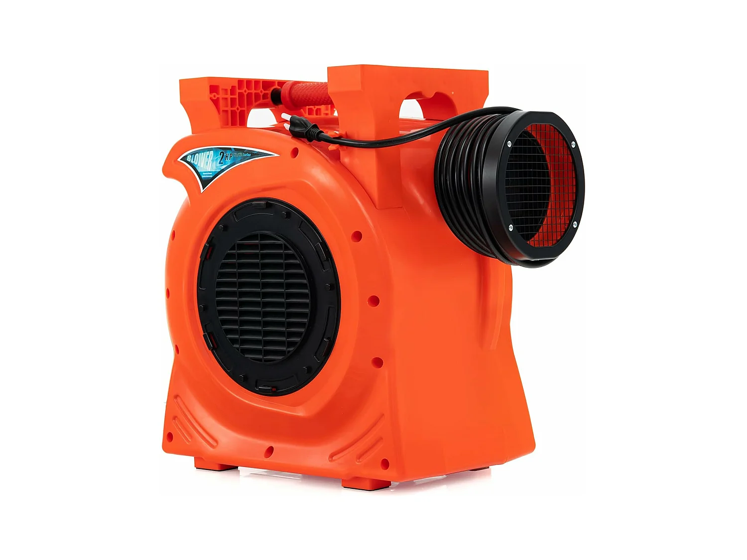 Gonfleur Électrique 220-240V/2300 W Portable & Empilable, Pompe à Air Électrique avec Moteur Puissant et Coussinets Antidérapants pour Château Gonflable et Toboggan