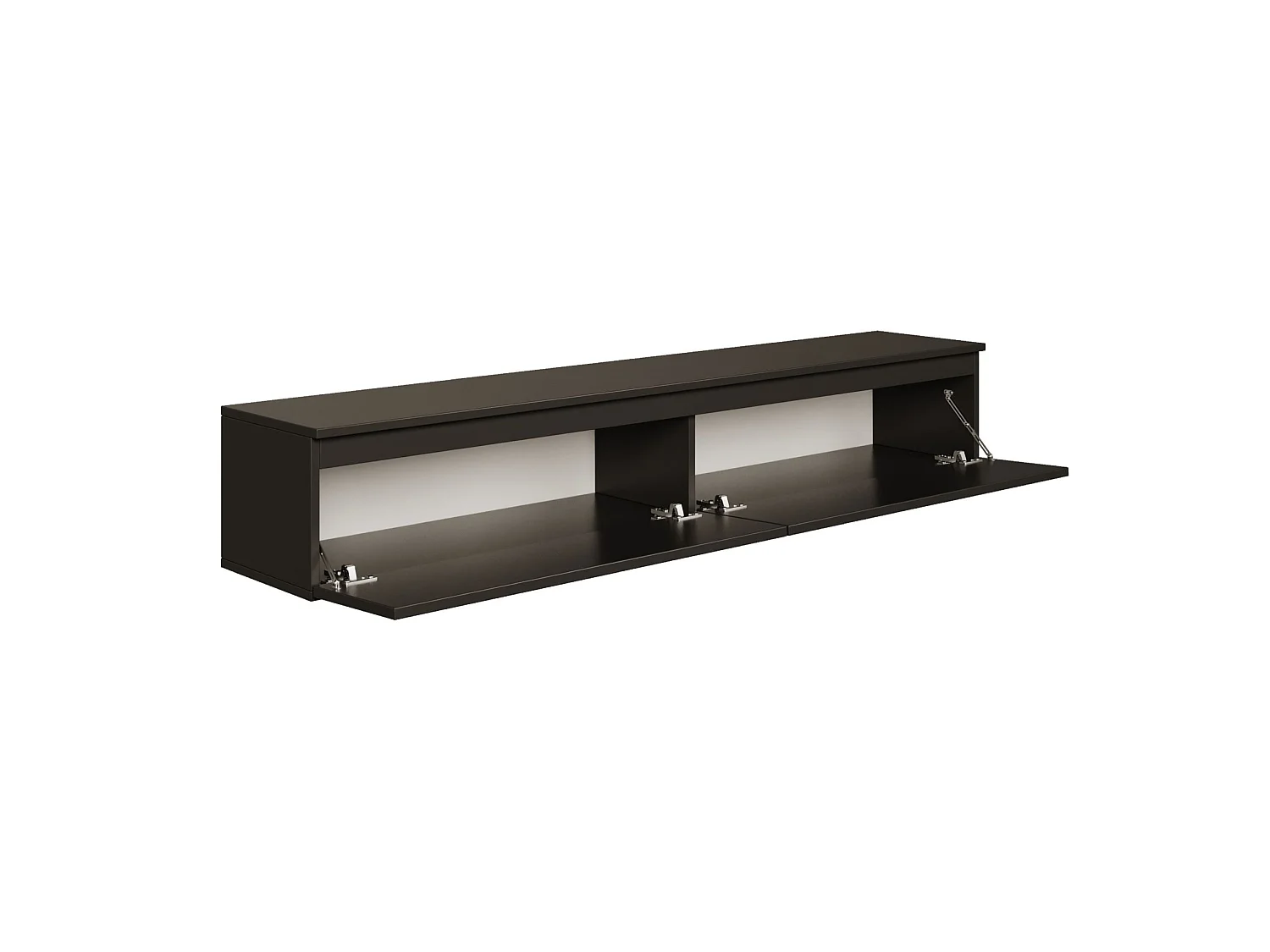 Mobile TV sospeso a 2 ante -175 cm -nero -BEMMI