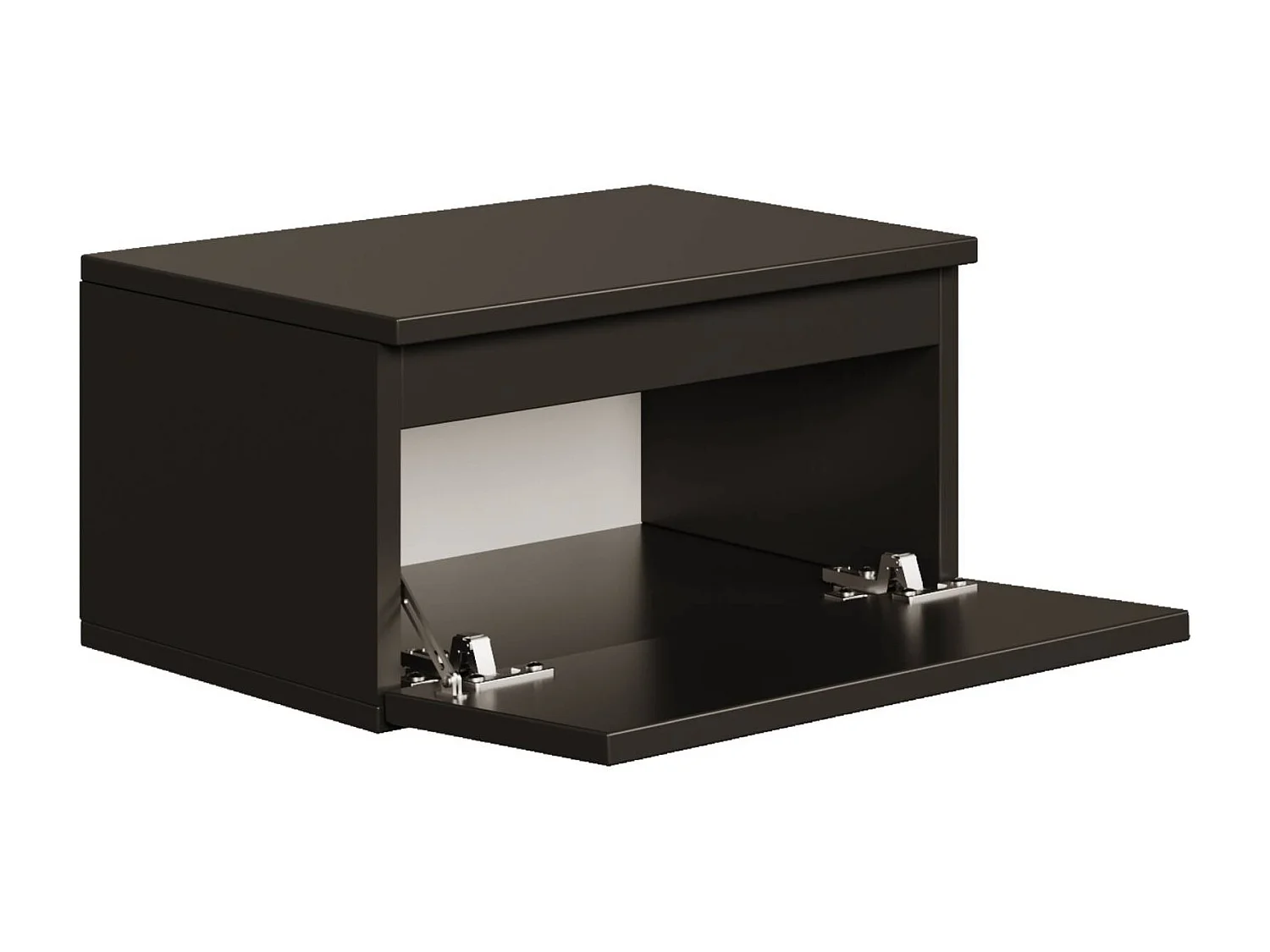 Table de chevet suspendue - 49 cm - noir - BEMMI