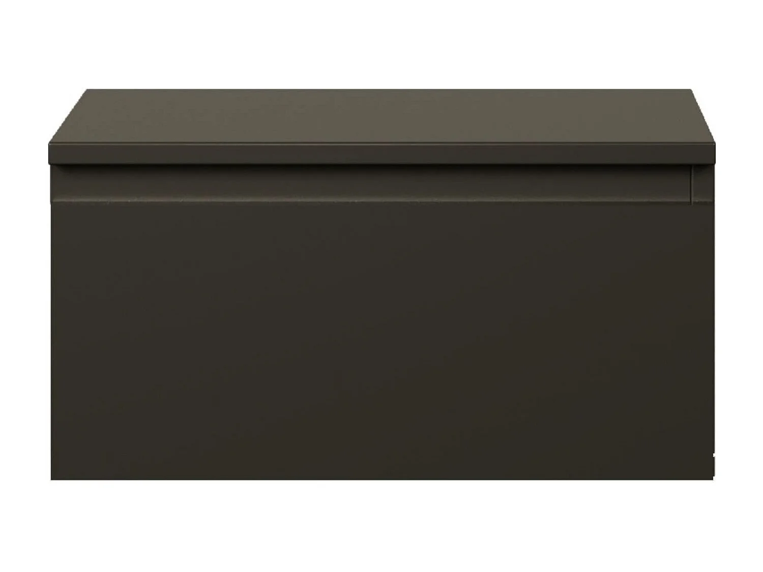 Table de chevet suspendue - 49 cm - noir - BEMMI