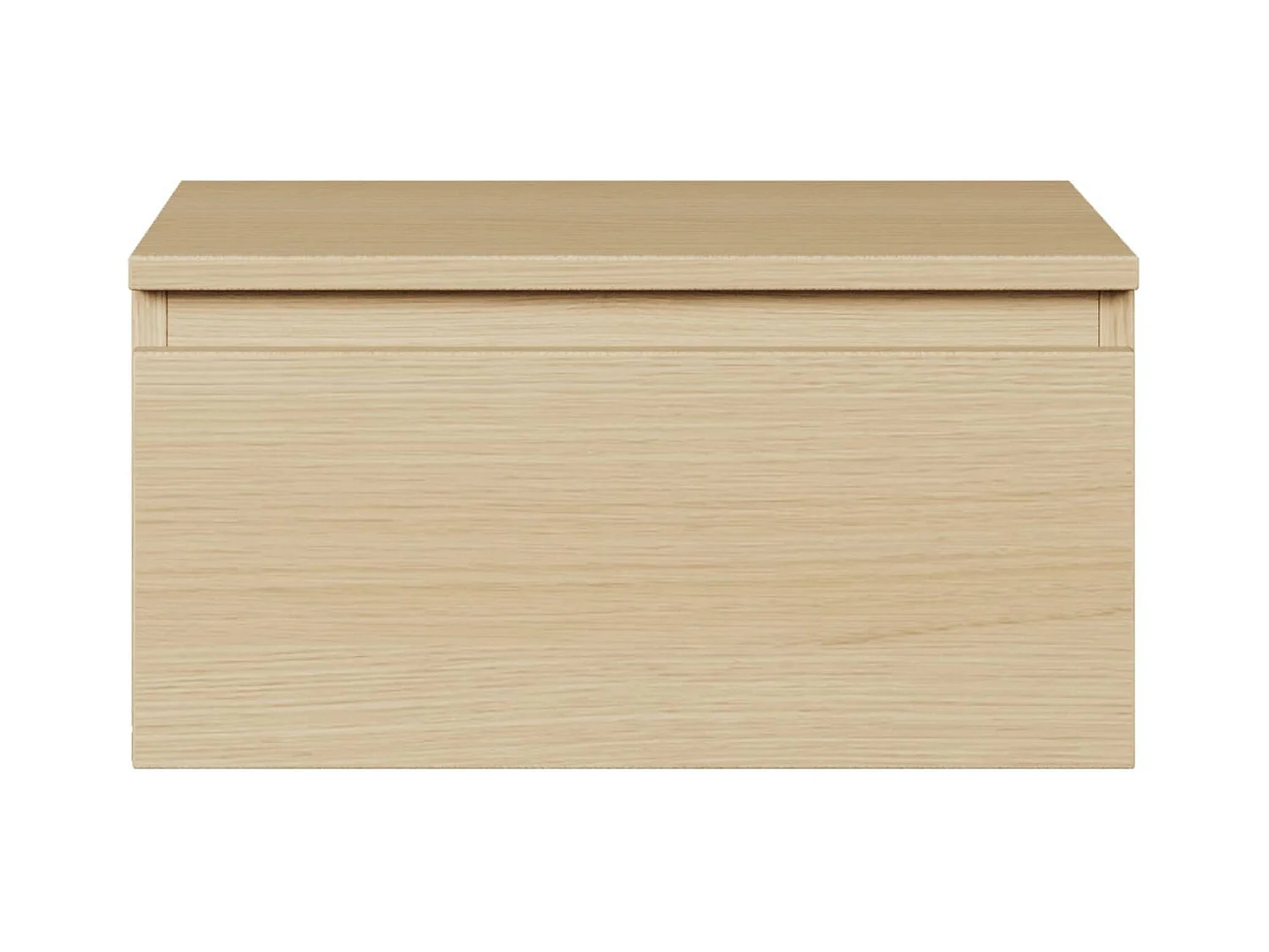 Mesita de noche suspendida -49 cm -roble de Lindberg -BEMMI