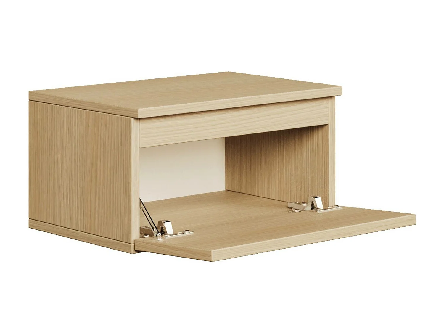 Table de chevet suspendue - 49 cm - chêne de Lindberg - BEMMI