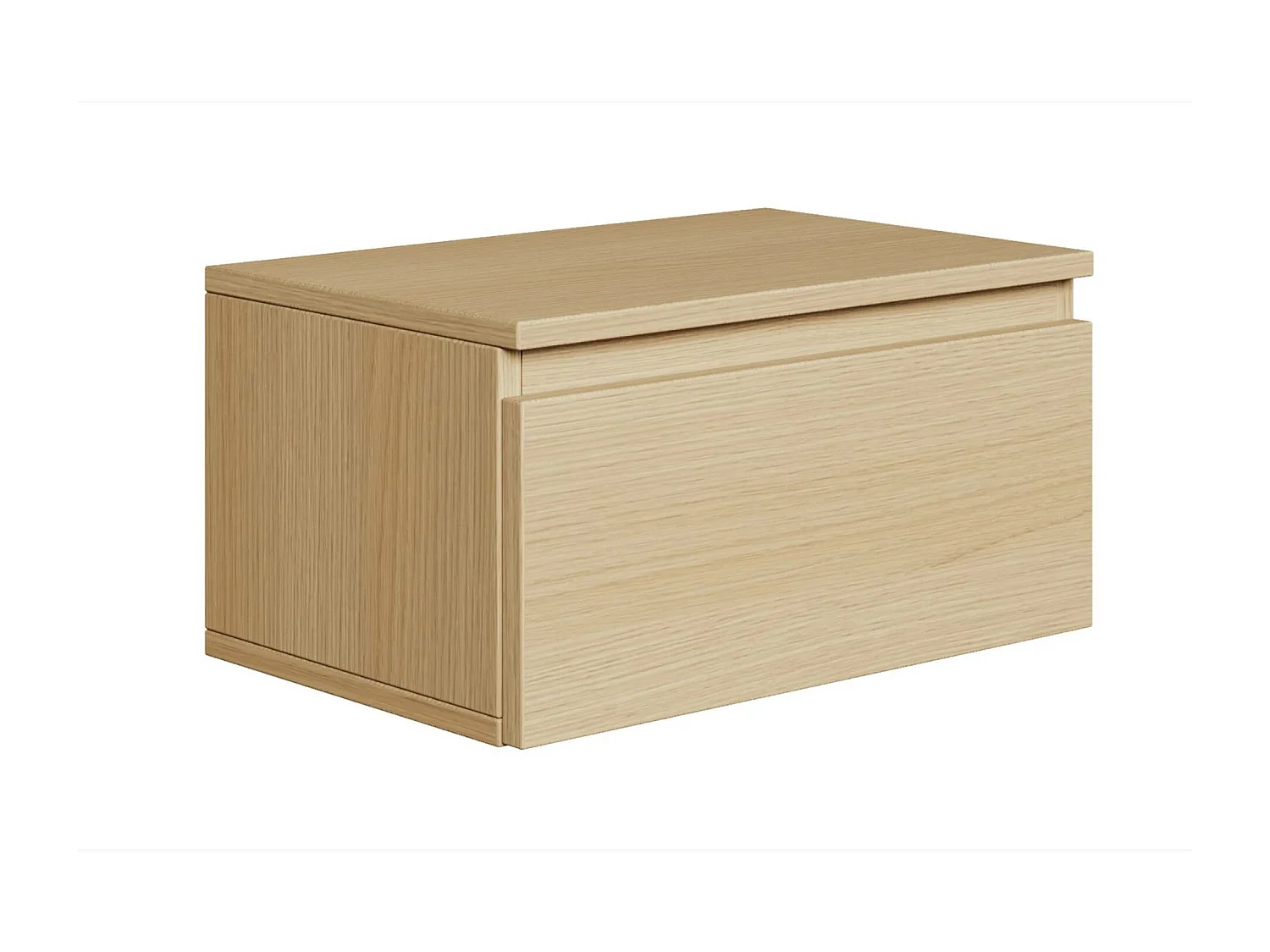 Table de chevet suspendue - 49 cm - chêne de Lindberg - BEMMI