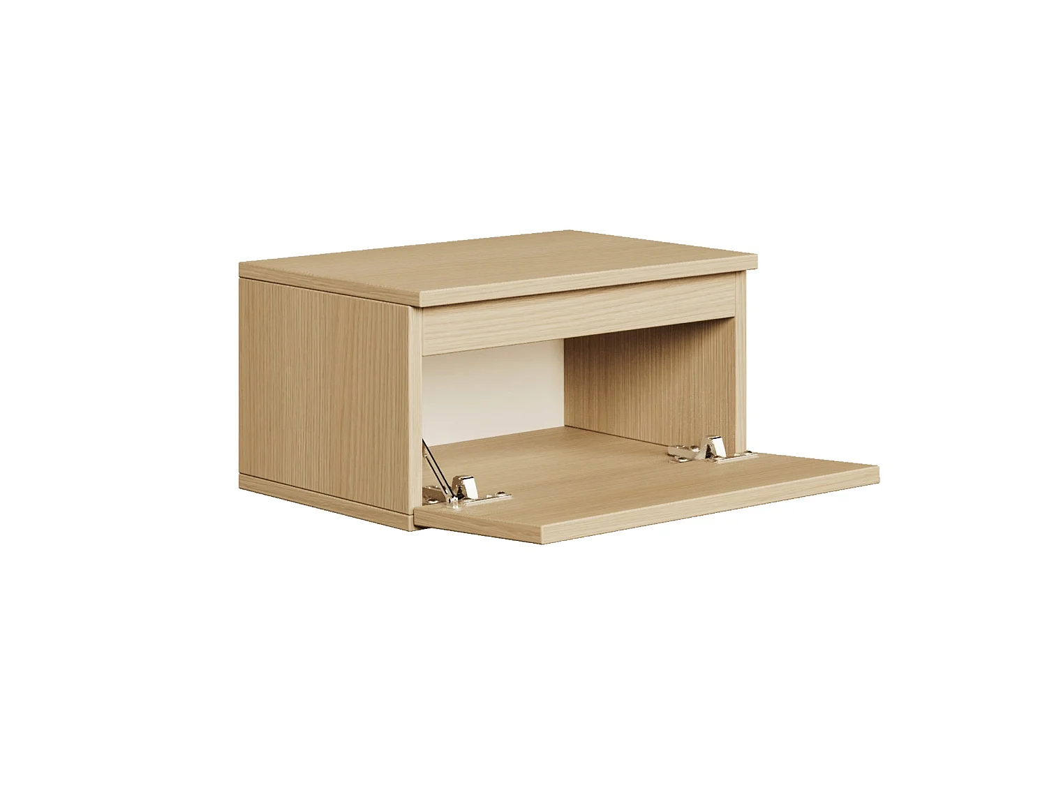 Table de chevet suspendue - 49 cm - chêne de Lindberg - BEMMI