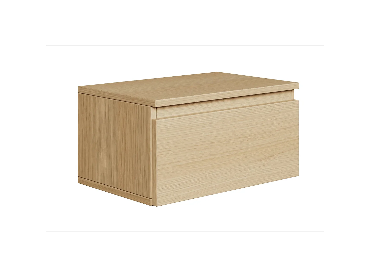 Table de chevet suspendue - 49 cm - chêne de Lindberg - BEMMI