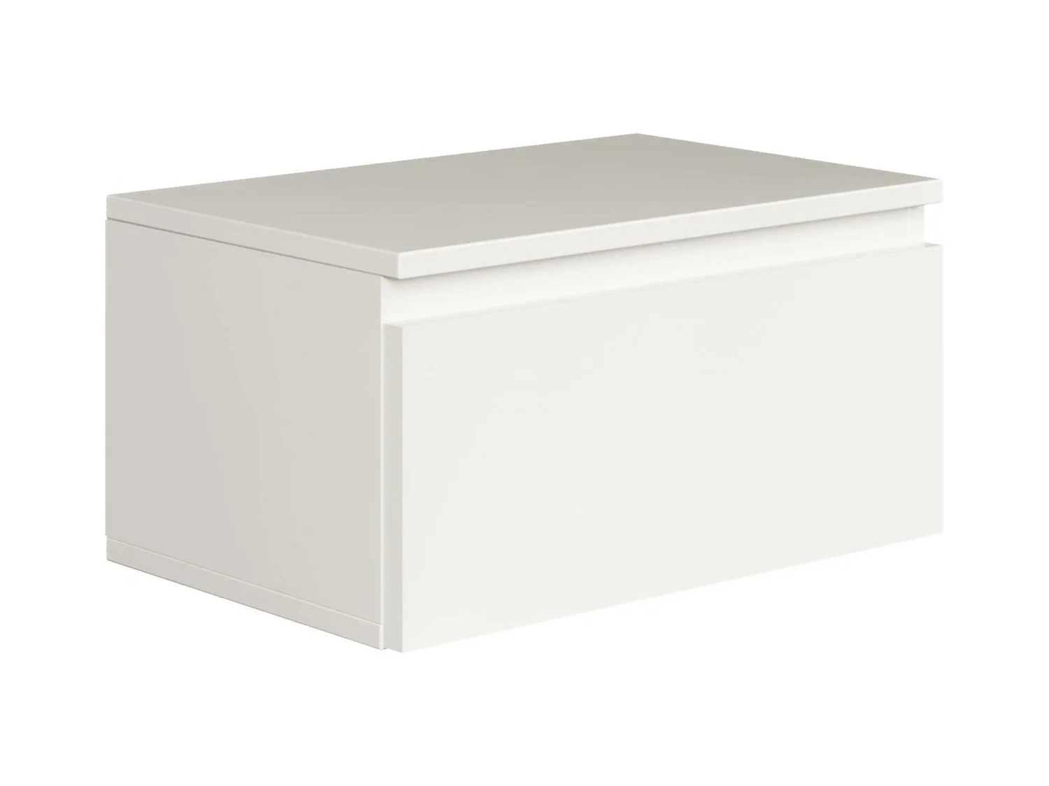 Table de chevet suspendue - 49 cm - blanc - BEMMI
