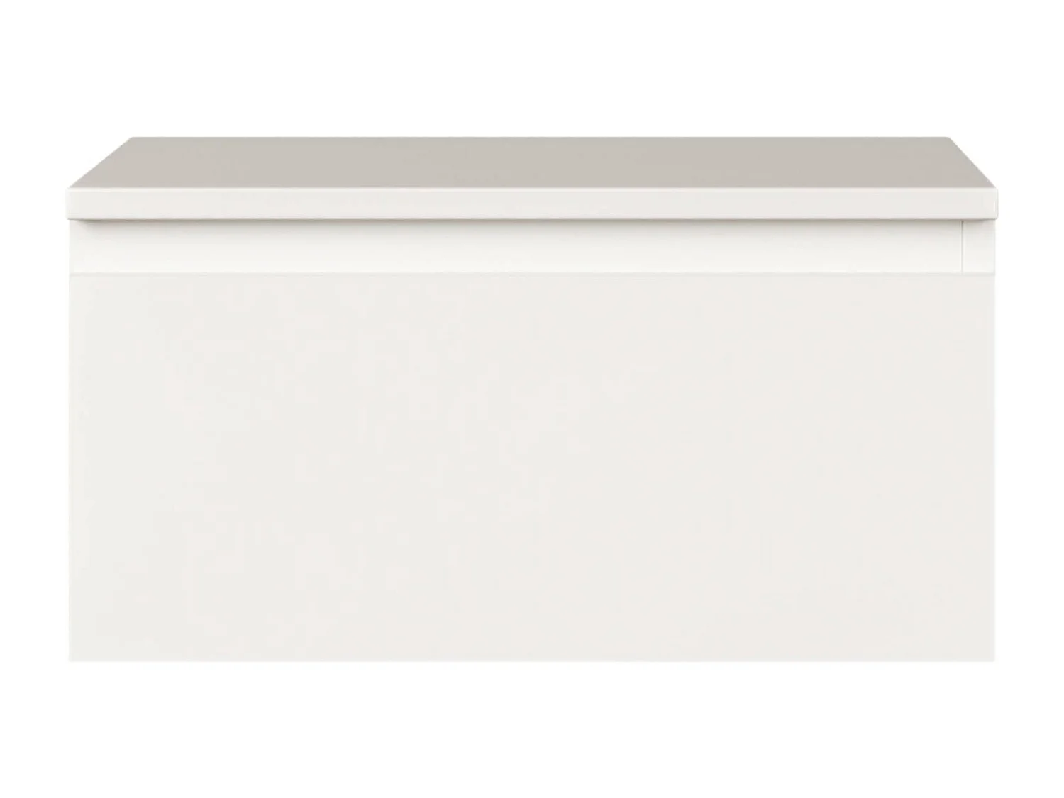 Table de chevet suspendue - 49 cm - blanc - BEMMI