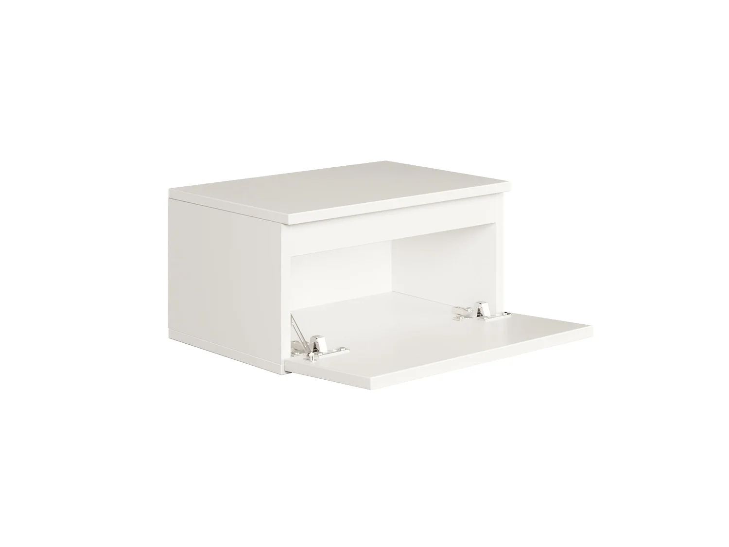 Table de chevet suspendue - 49 cm - blanc - BEMMI