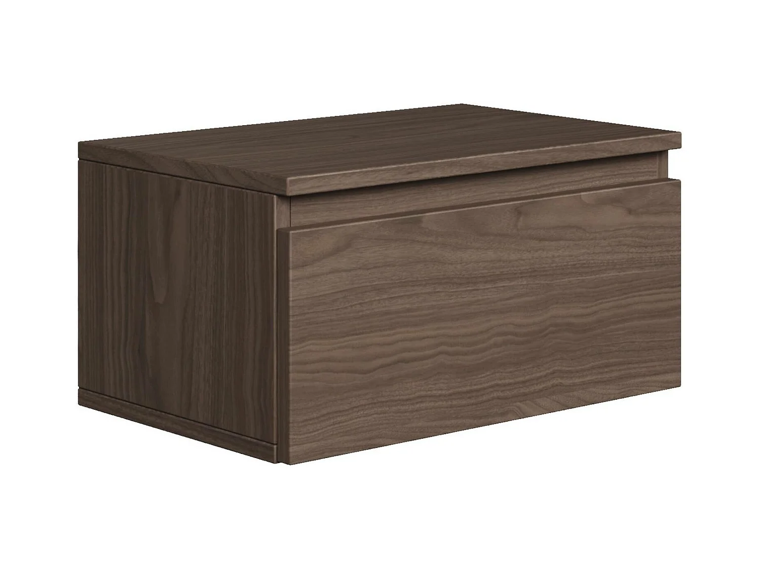 Hangend nachtkastje - 49 cm - Wisconsin walnoot - BEMMI