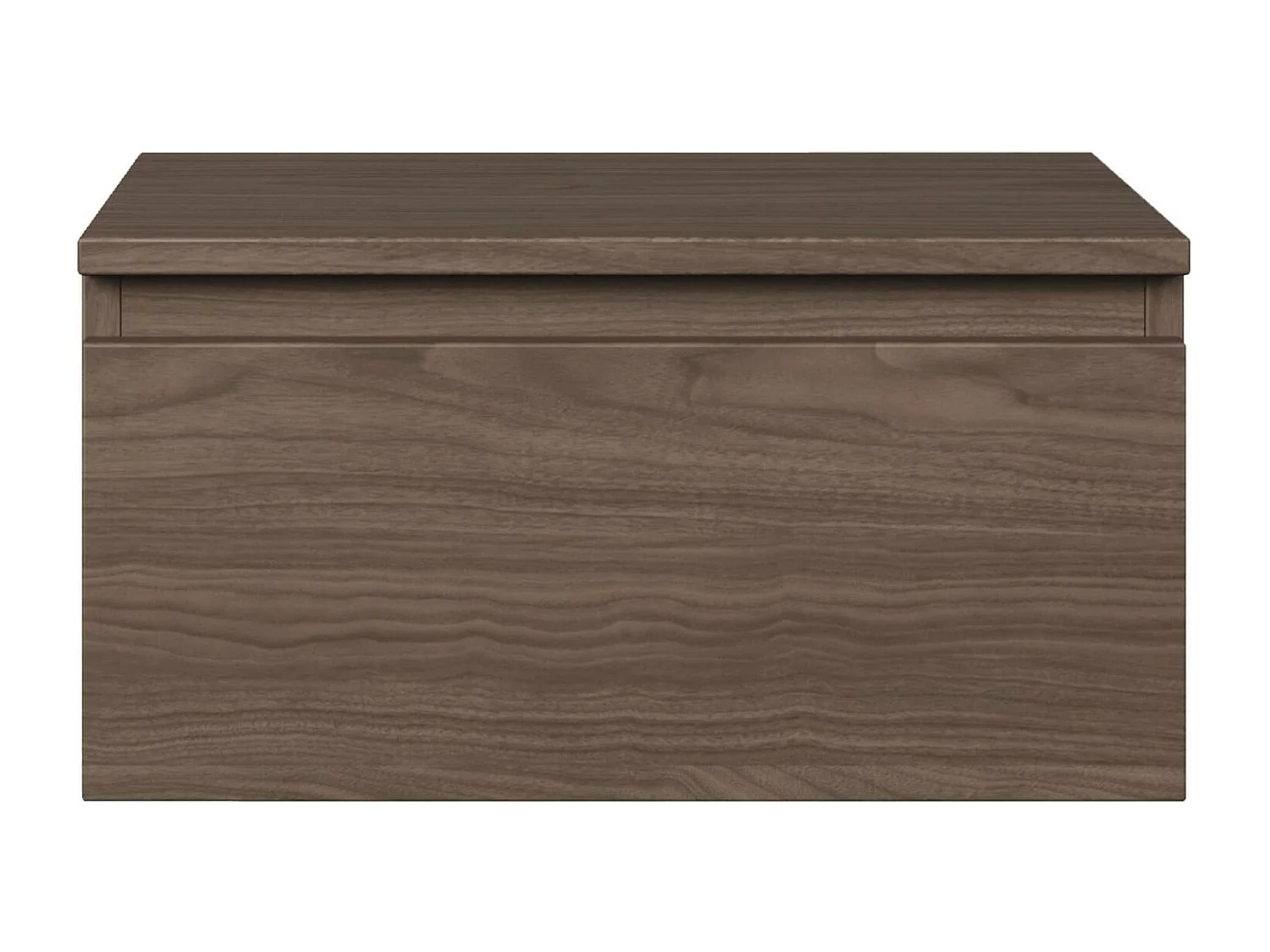 Table de chevet suspendue - 49 cm - noyer du Wisconsin - BEMMI