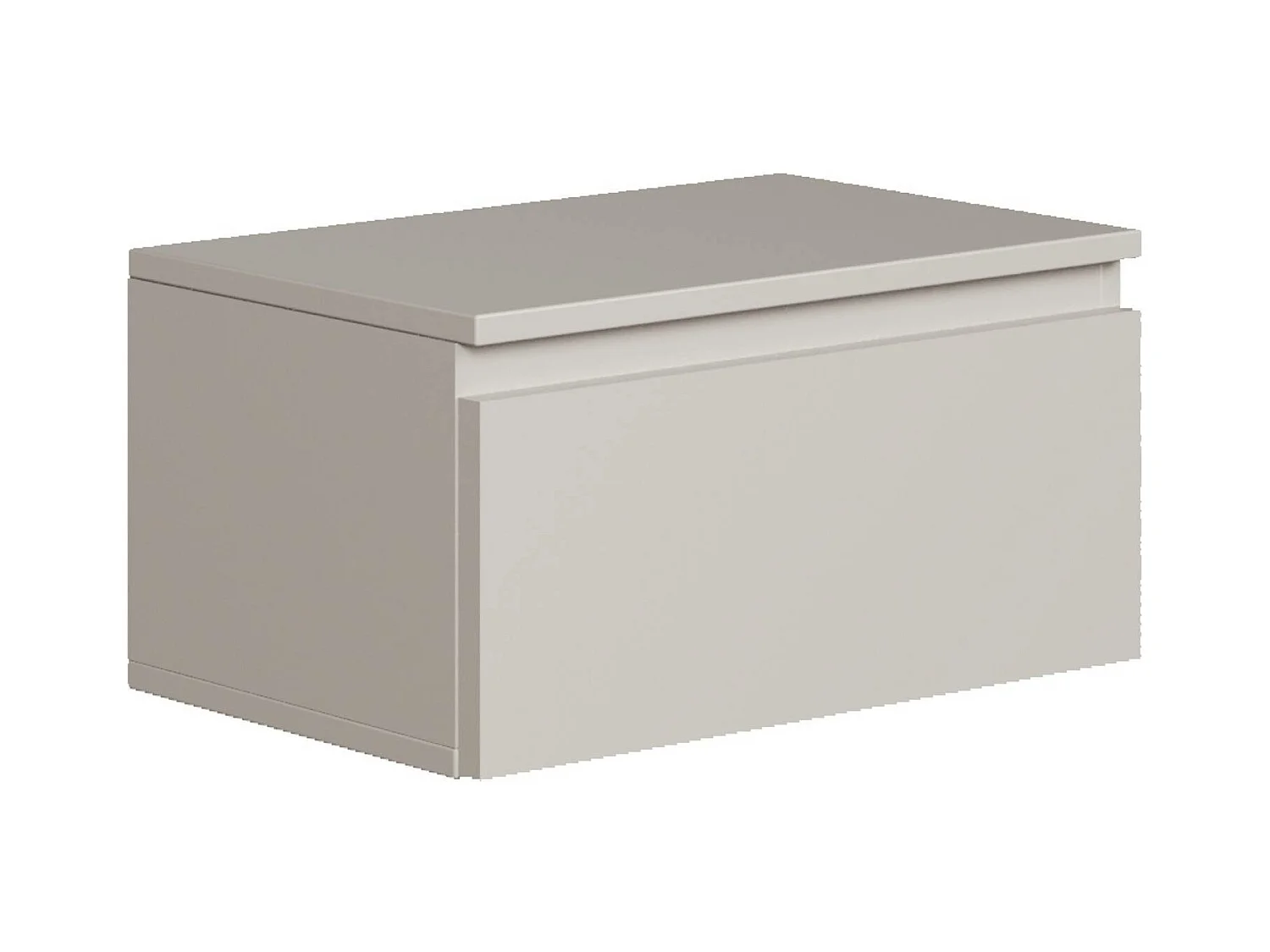 Table de chevet suspendue - 49 cm - grège - BEMMI