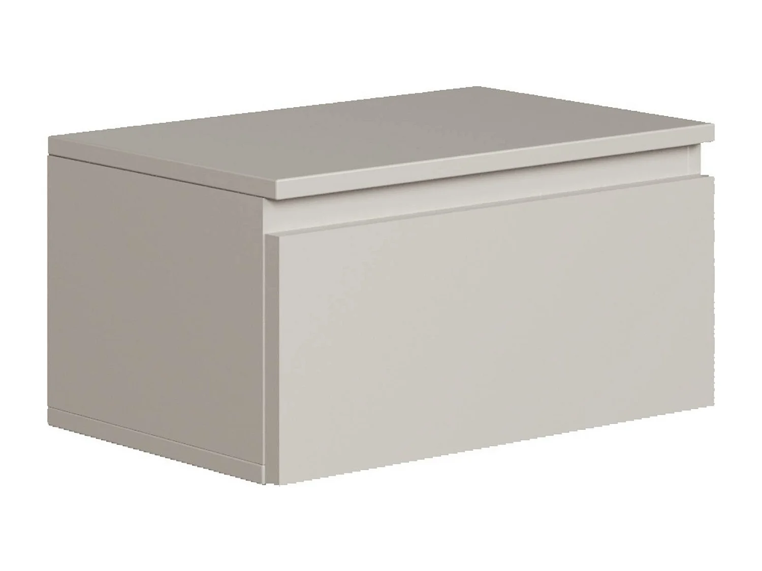 Table de chevet suspendue - 49 cm - grège - BEMMI