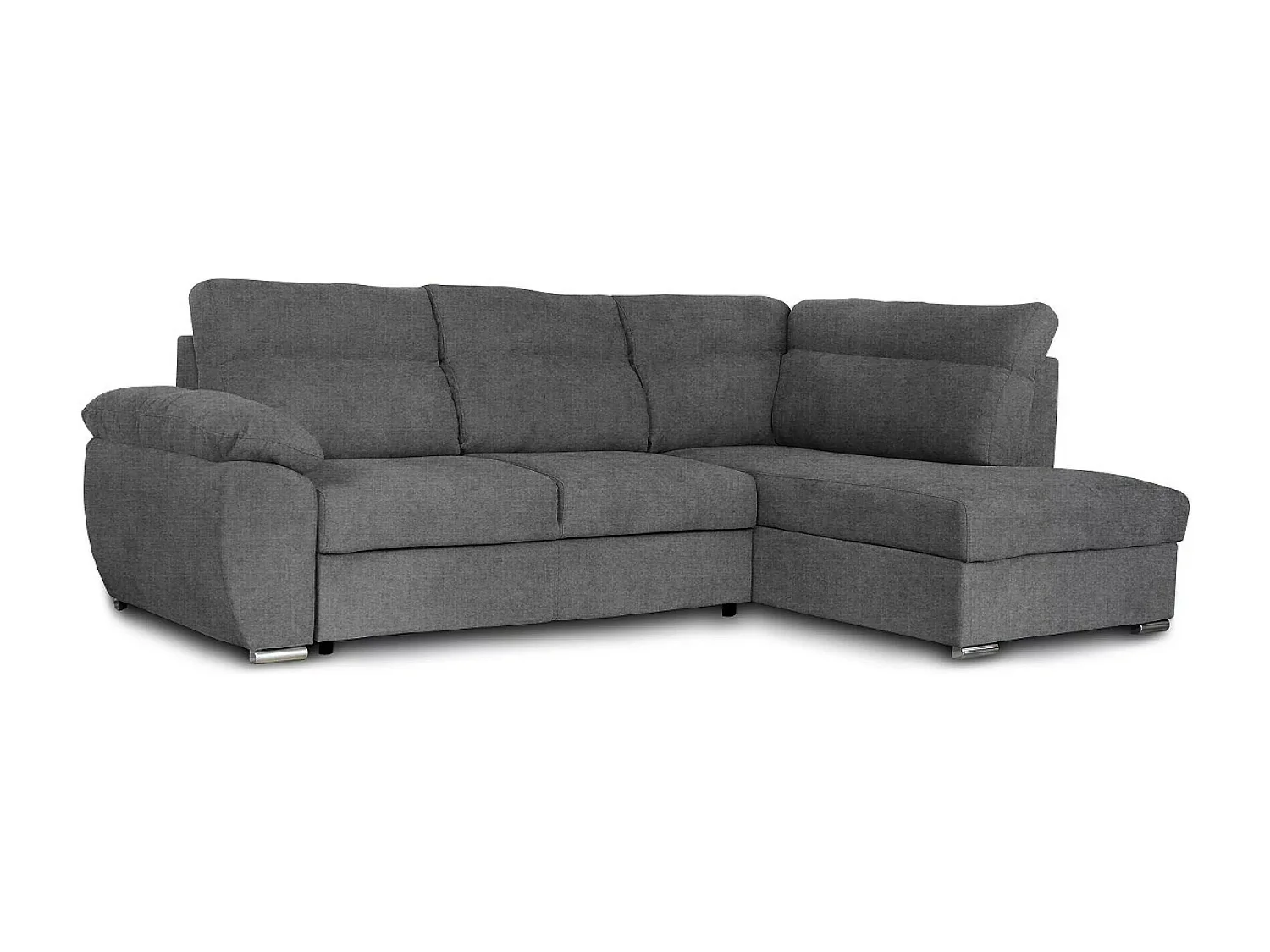 Ecksofa Kendal R/Stoffbezug/Grau