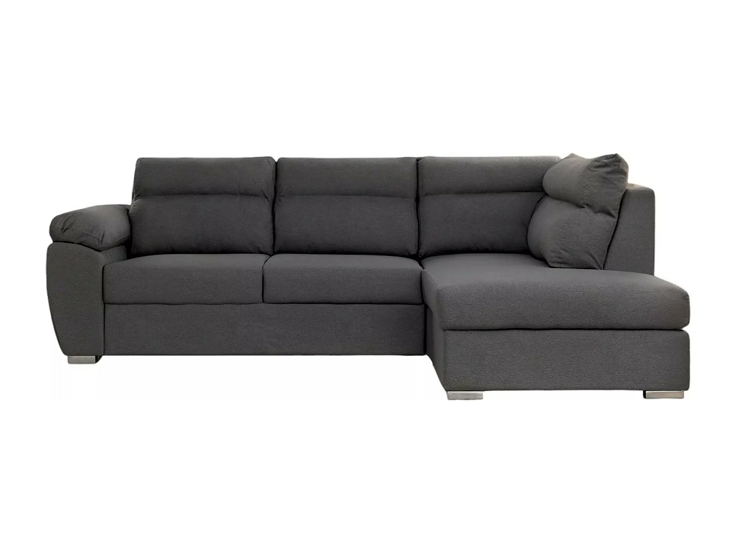 Ecksofa Kendal R/Stoffbezug/Grau
