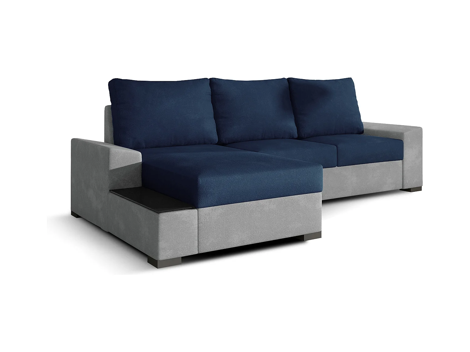 Divano d'angolo Arte L/rivestimento in tessut/