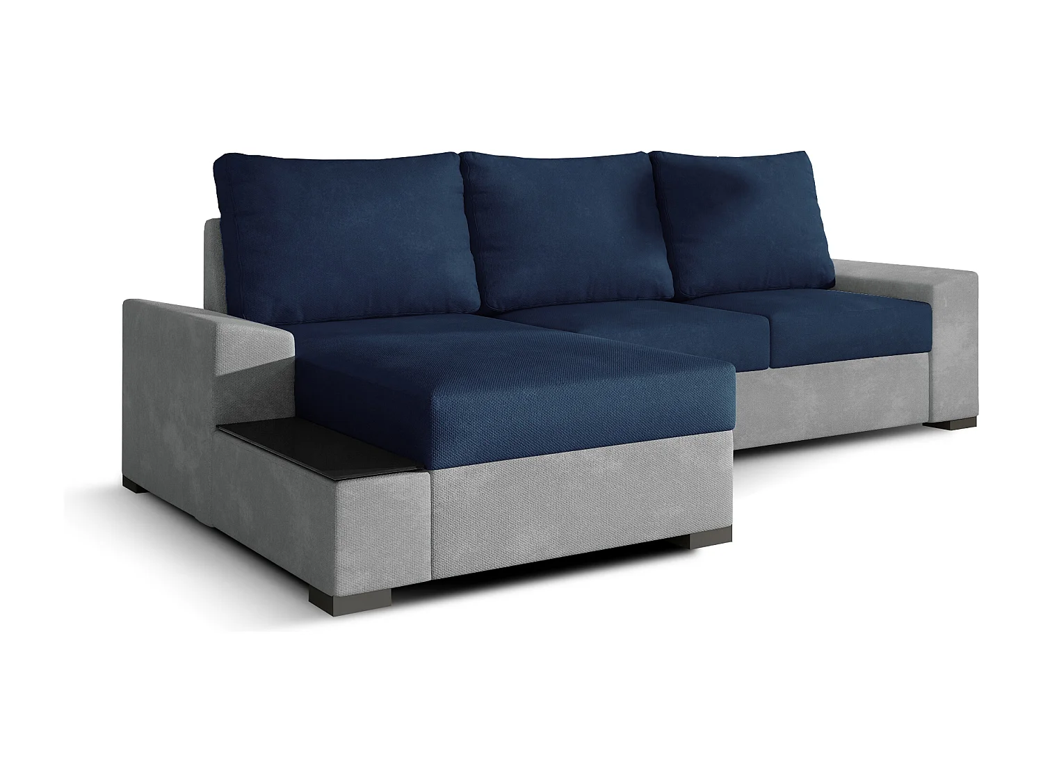 Divano d'angolo Arte L/rivestimento in tessut/