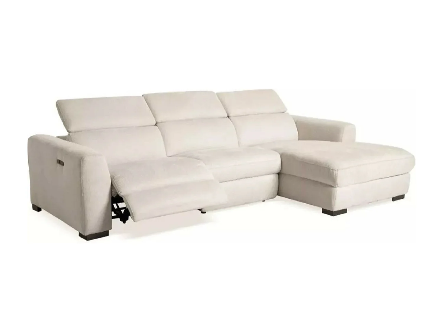 Divano d'angolo Marsala R/rivestimento in tessut/Beige