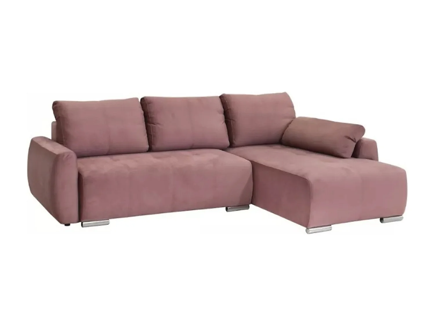 Canapé d'angle Havana R/revêtement tissu/Rose