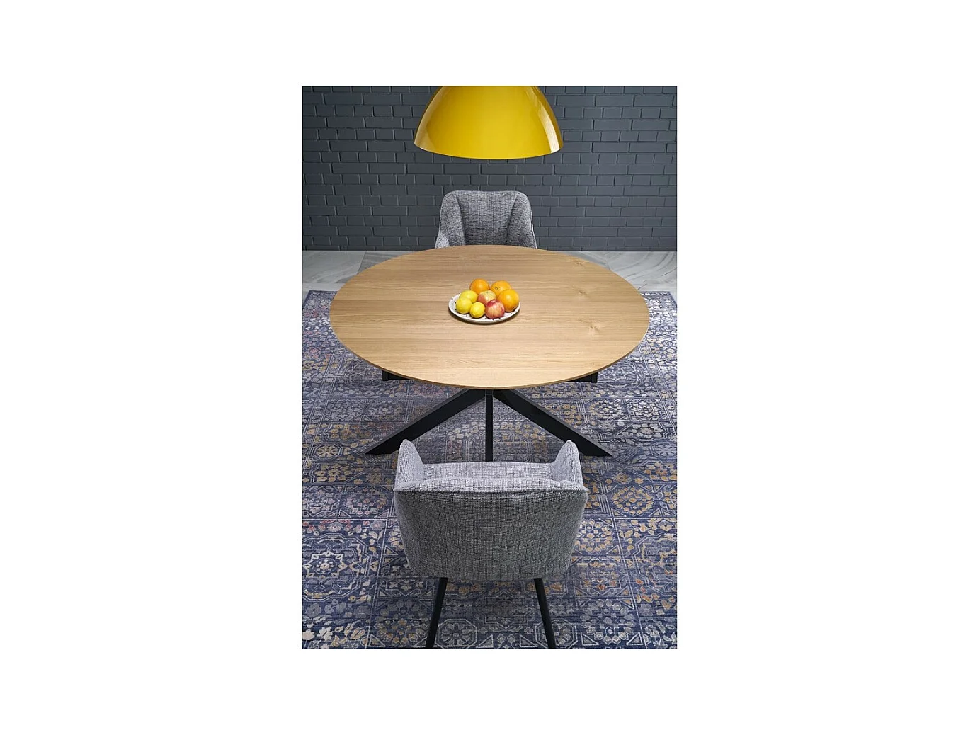 Esstisch Acord (120x120-200)/Braun