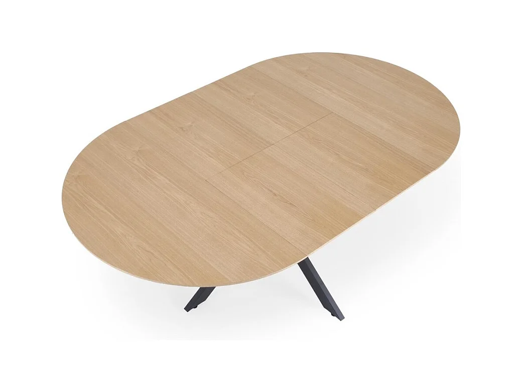 Esstisch Acord (120x120-200)/Braun