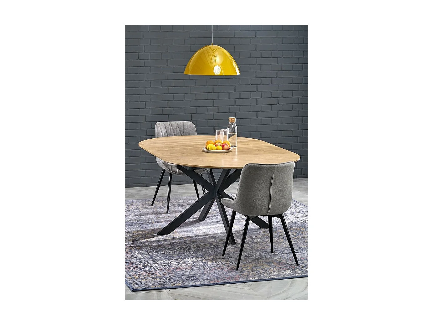 Esstisch Acord (120x120-200)/Braun