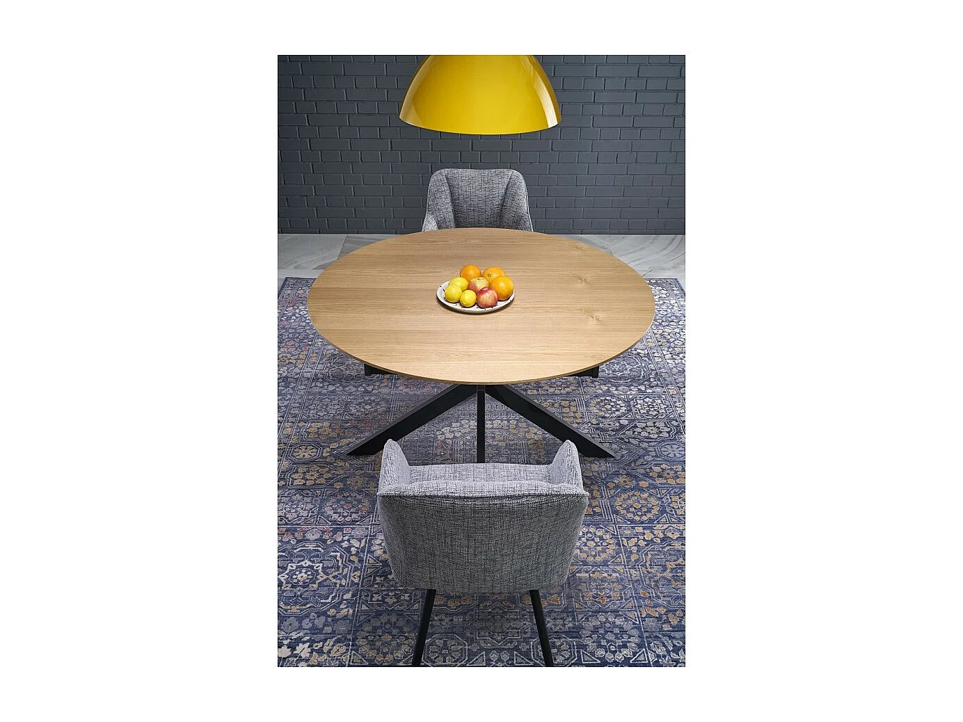 Esstisch Acord (120x120-200)/Braun