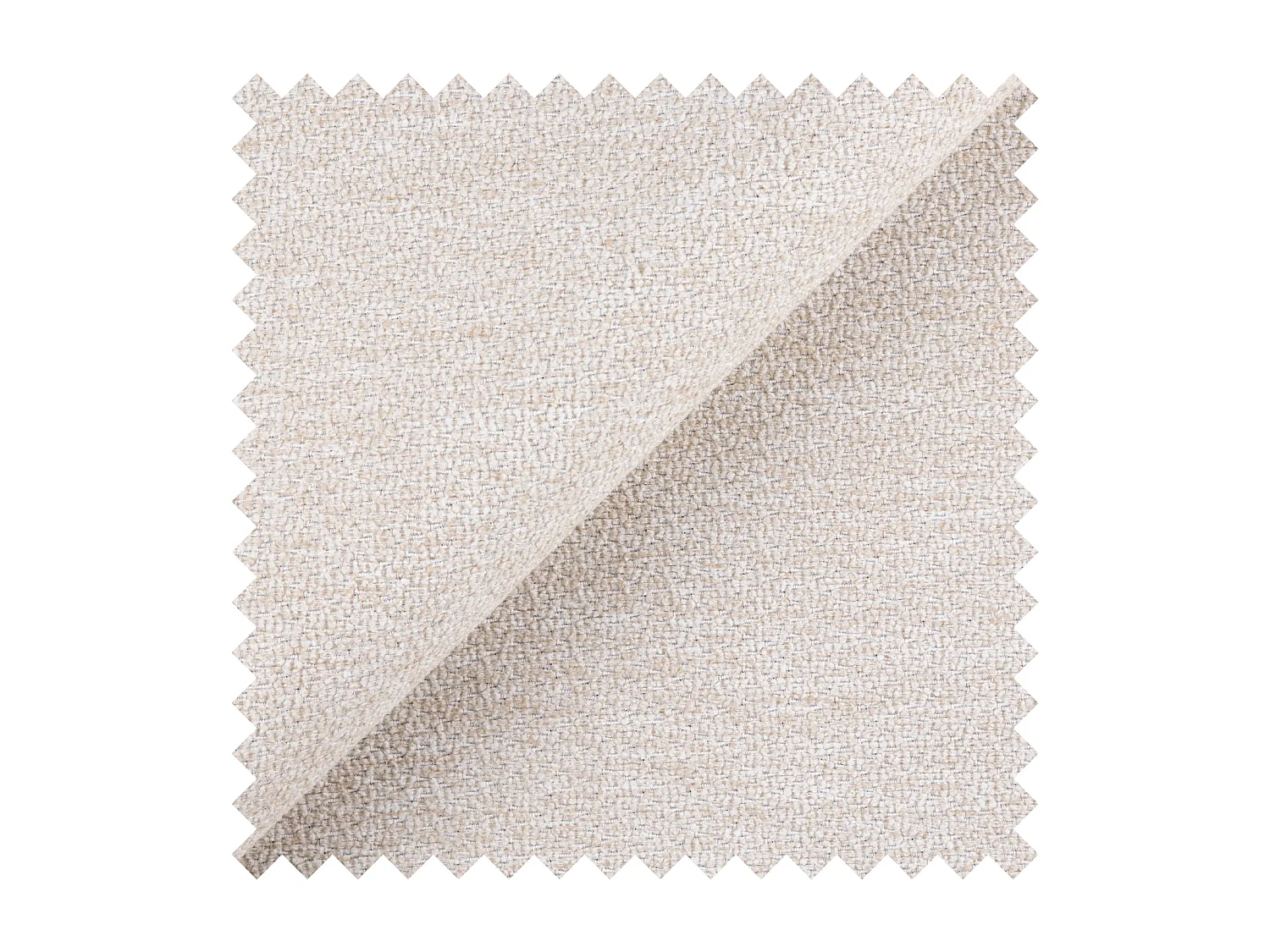 Lit coffre - 140x200 cm - en tissu chenille beige clair - SONVIVO