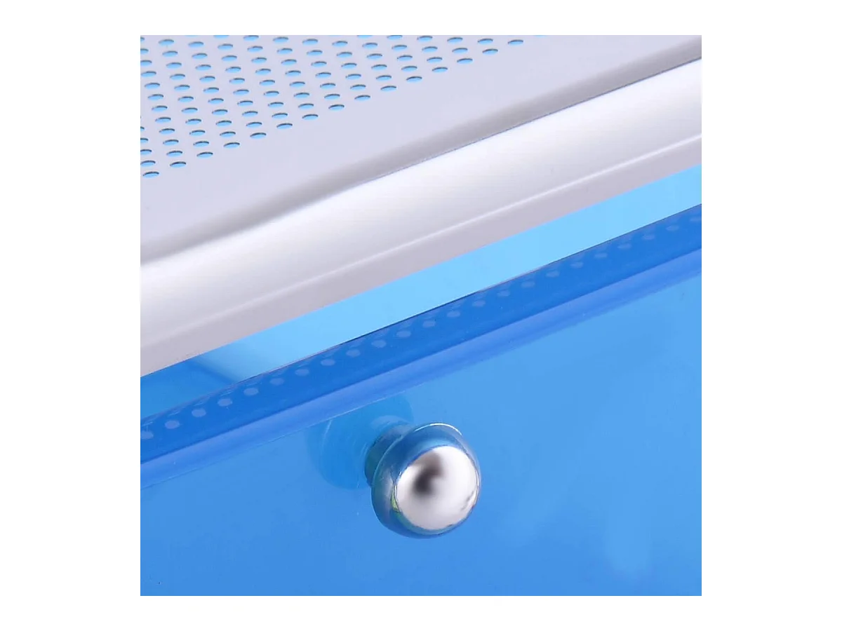 4 kleurrijke lades rollende opslagkar metalen rek plank thuiskantoor 2 plankenTI76292