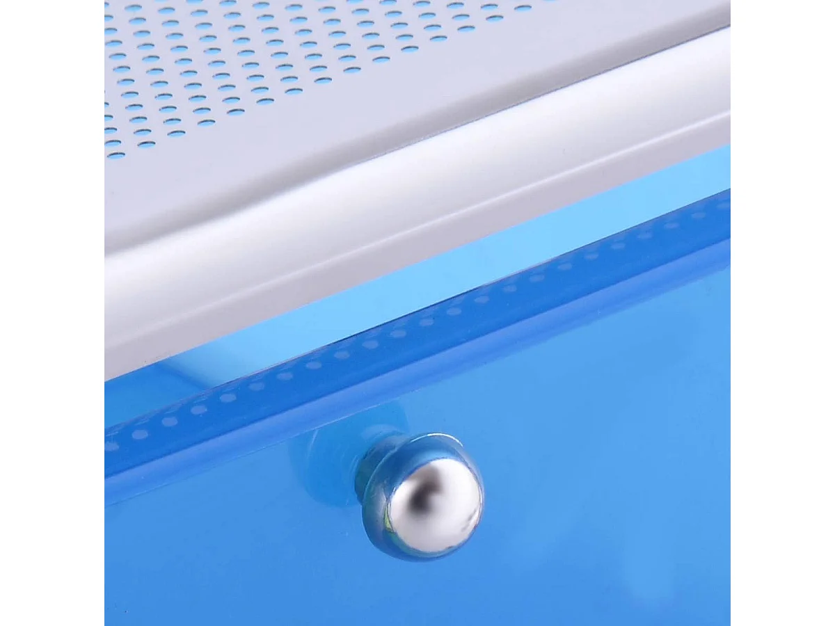 4 kleurrijke lades rollende opslagkar metalen rek plank thuiskantoor 2 plankenTI76292