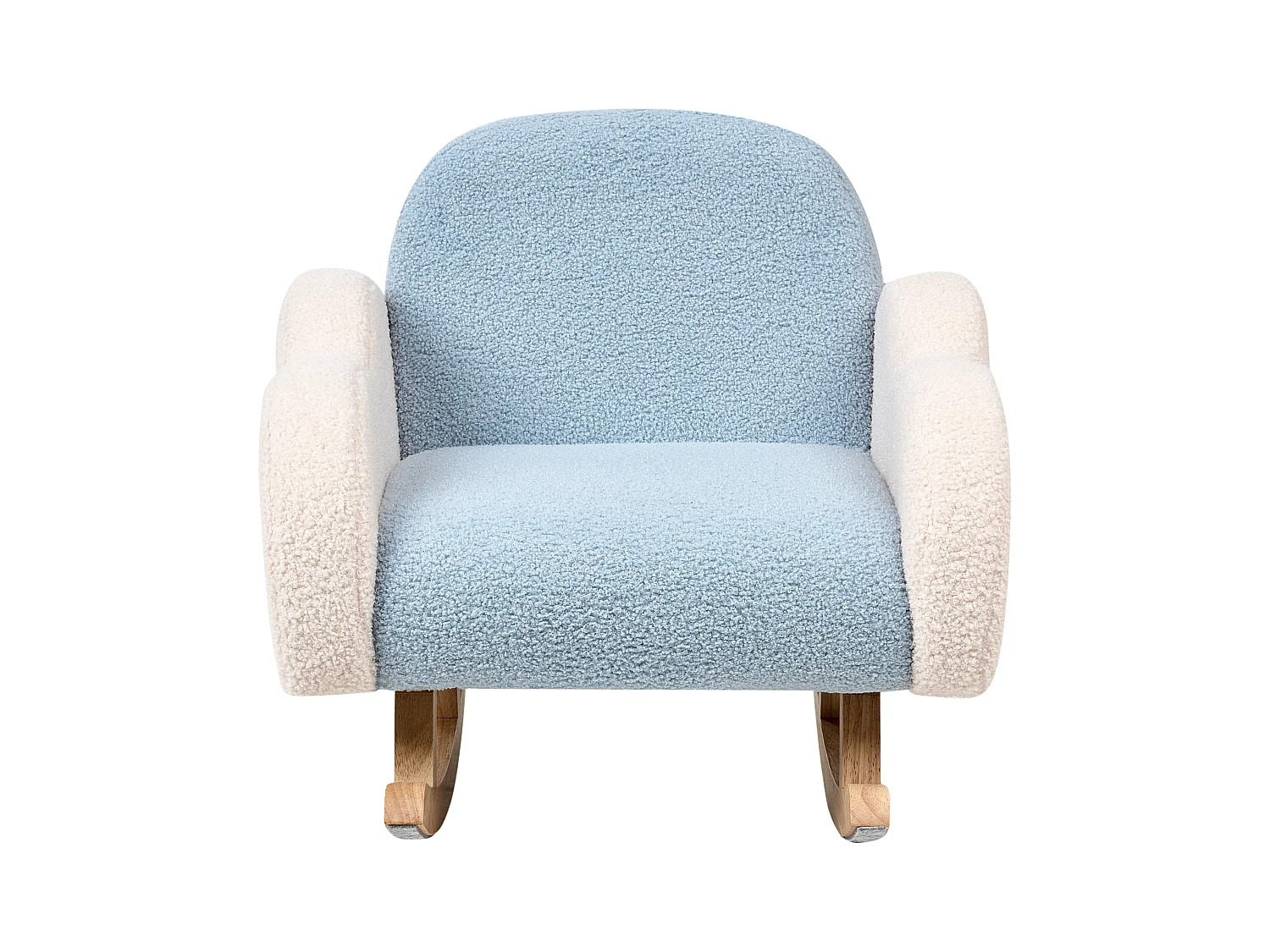 Chaise à bascule pour enfants Nuage SKARE Bouclé Bleu clair