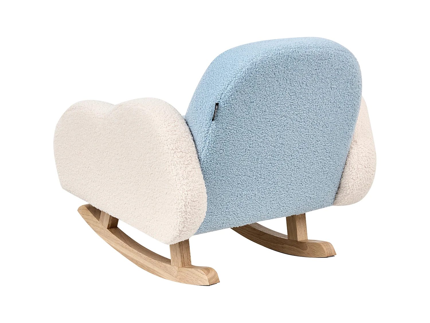 Chaise à bascule pour enfants Nuage SKARE Bouclé Bleu clair