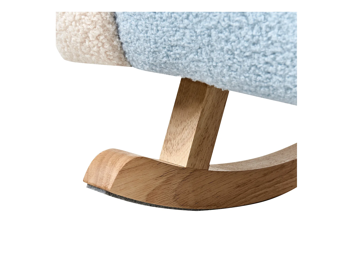 Chaise à bascule pour enfants Nuage SKARE Bouclé Bleu clair