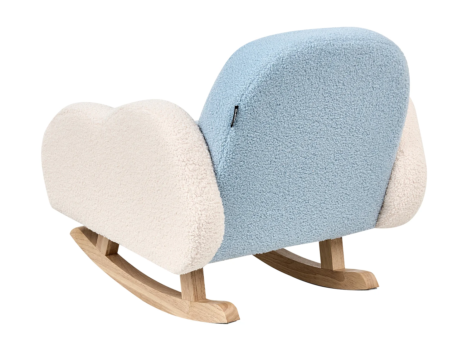 Chaise à bascule pour enfants Nuage SKARE Bouclé Bleu clair