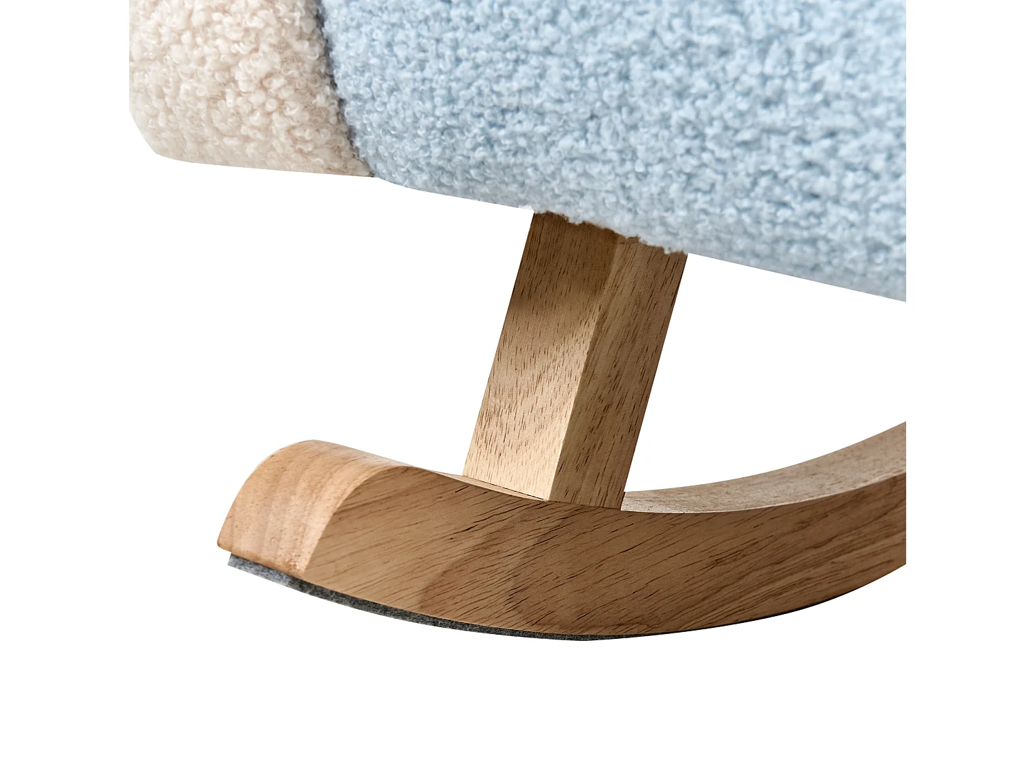 Chaise à bascule pour enfants Nuage SKARE Bouclé Bleu clair