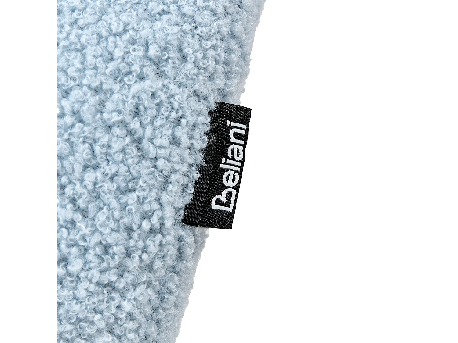 Schommelstoel bouclé lichtblauw SKARE