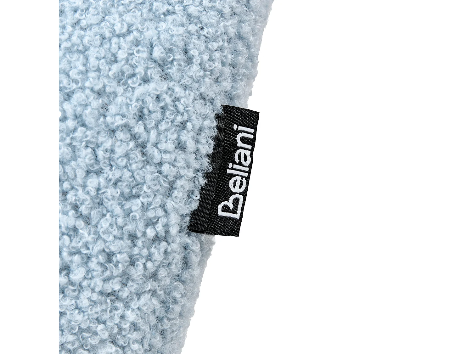 Sedia a dondolo per bambini bouclé azzurro SKARE