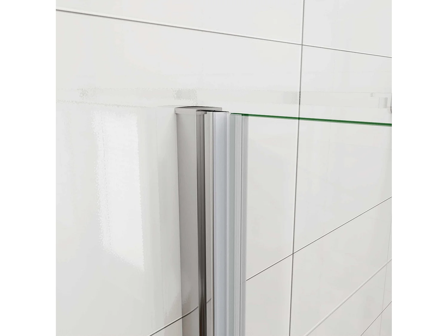 B:110xD:90x185cm,Douchecabine met vouwdeur en vaste zijwand ,NANO EasyClean veiligheidsglas,73-120cm Stabilisatiestang