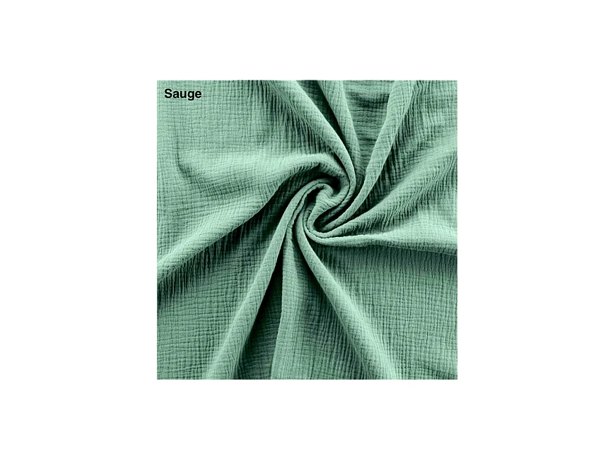 Beddengoed van Katoenen Gaze "Angelia" 240x220cm Salie - Zacht & Ademend