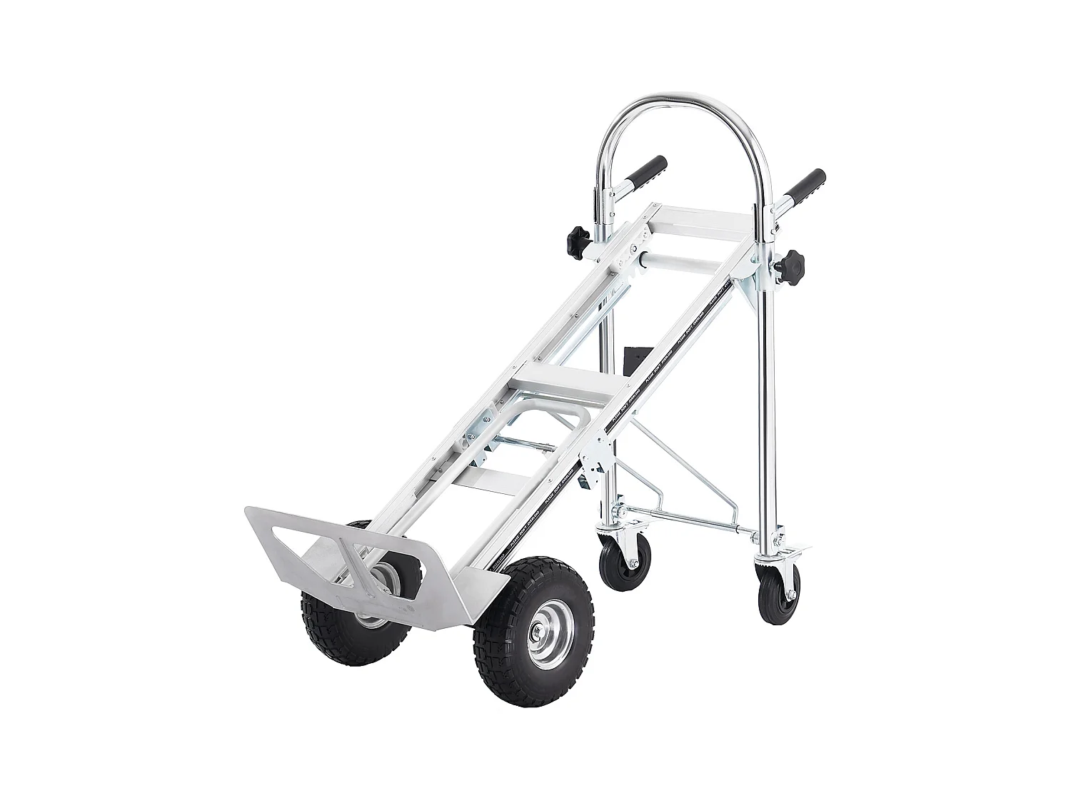 Diable Pliable SucceBuy Diable en Aluminium 4 En 1, Capacité de 1 000 lb, Chariot Pliable Robuste