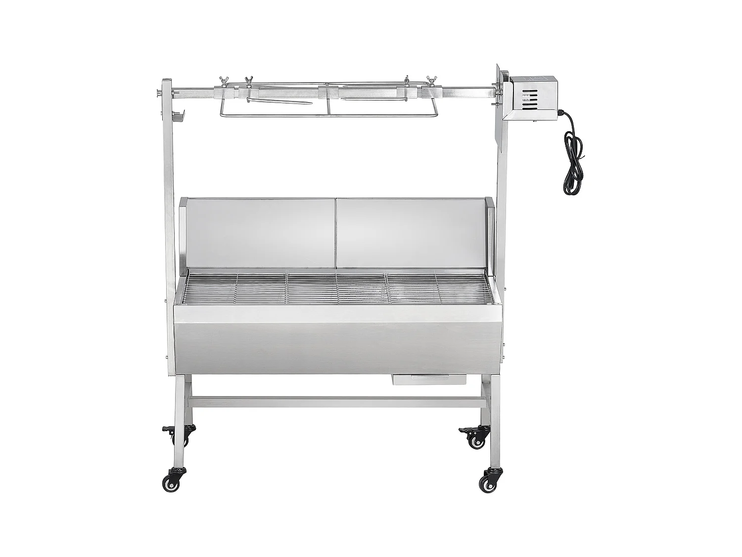 Barbecue à Rôtisserie SucceBuy 42 W, Rôtissoire électrique, Moteur Puissant  de 42 W, Capacité de 61 kg