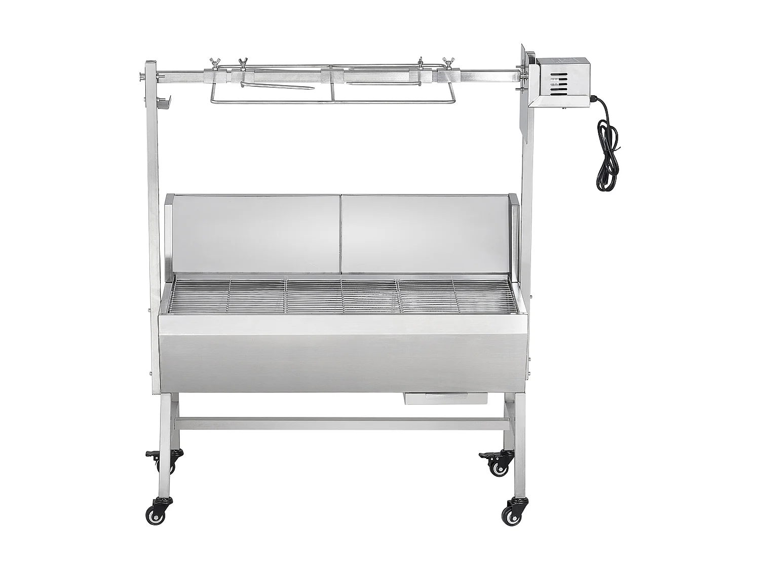 Barbecue à Rôtisserie SucceBuy 42 W, Rôtissoire électrique, Moteur Puissant  de 42 W, Capacité de 61 kg