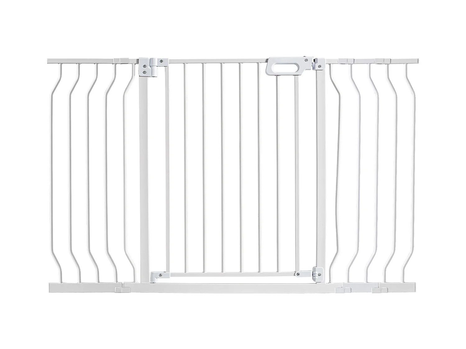 Barrière de Sécurité pour Bébé SucceBuy, 74.9-135 cm de Largeur x 76 cm de Hauteur, Barrière de Sécurité pour Escaliers et Portes