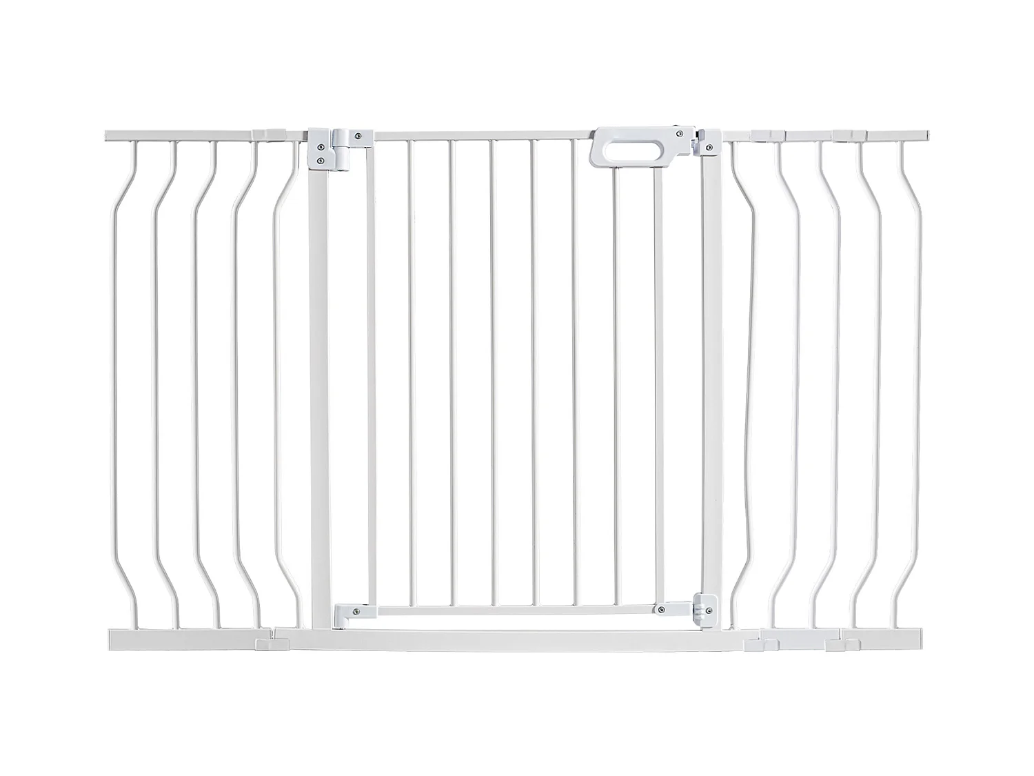 Barrière de Sécurité pour Bébé SucceBuy, 74.9-135 cm de Largeur x 76 cm de Hauteur, Barrière de Sécurité pour Escaliers et Portes