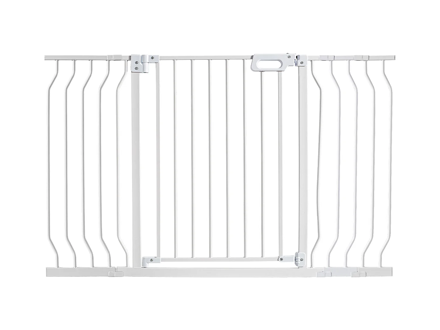 Barrière de Sécurité pour Bébé SucceBuy, 74.9-135 cm de Largeur x 76 cm de Hauteur, Barrière de Sécurité pour Escaliers et Portes