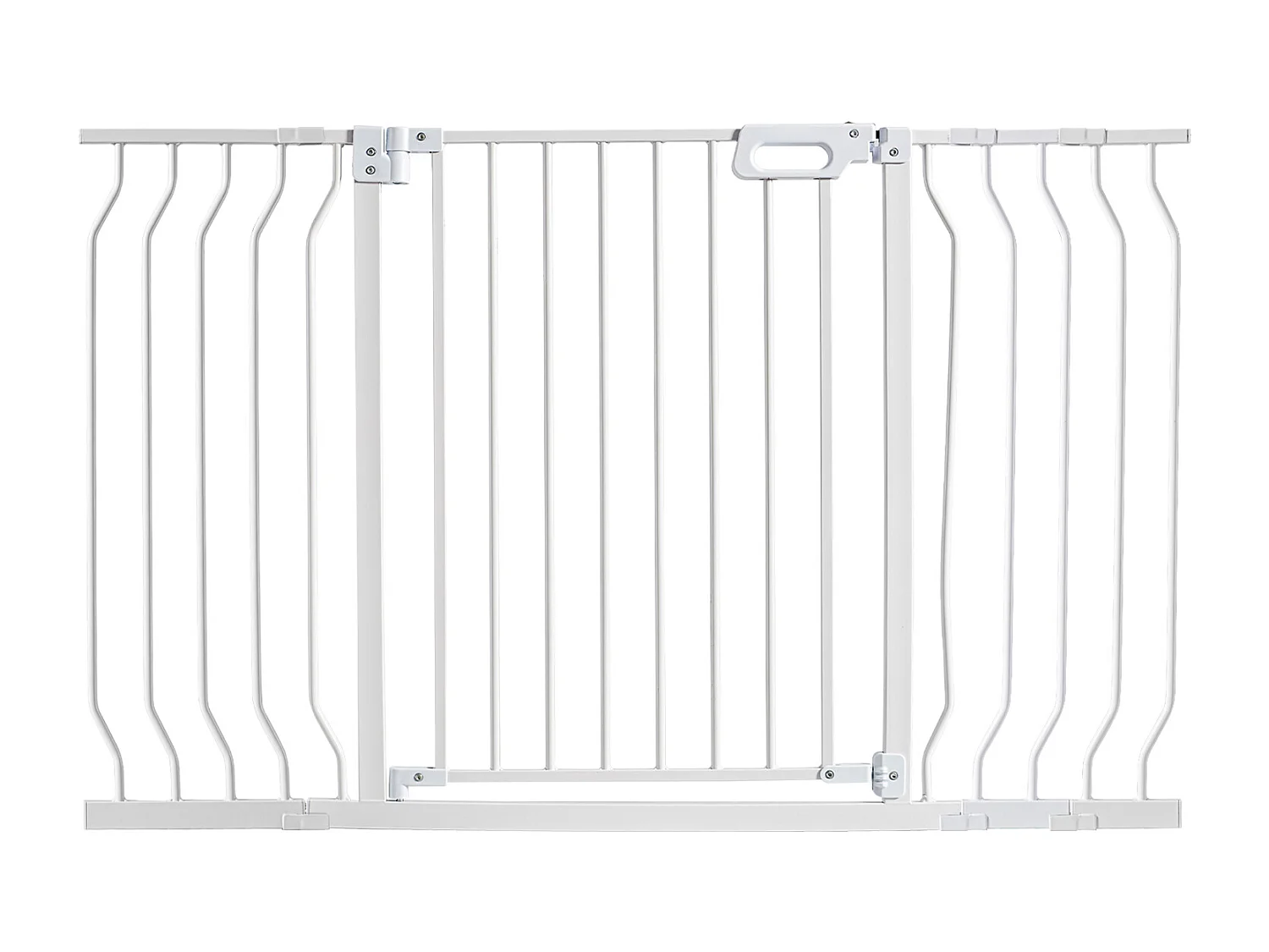 Barrière de Sécurité pour Bébé SucceBuy, 74.9-135 cm de Largeur x 76 cm de Hauteur, Barrière de Sécurité pour Escaliers et Portes