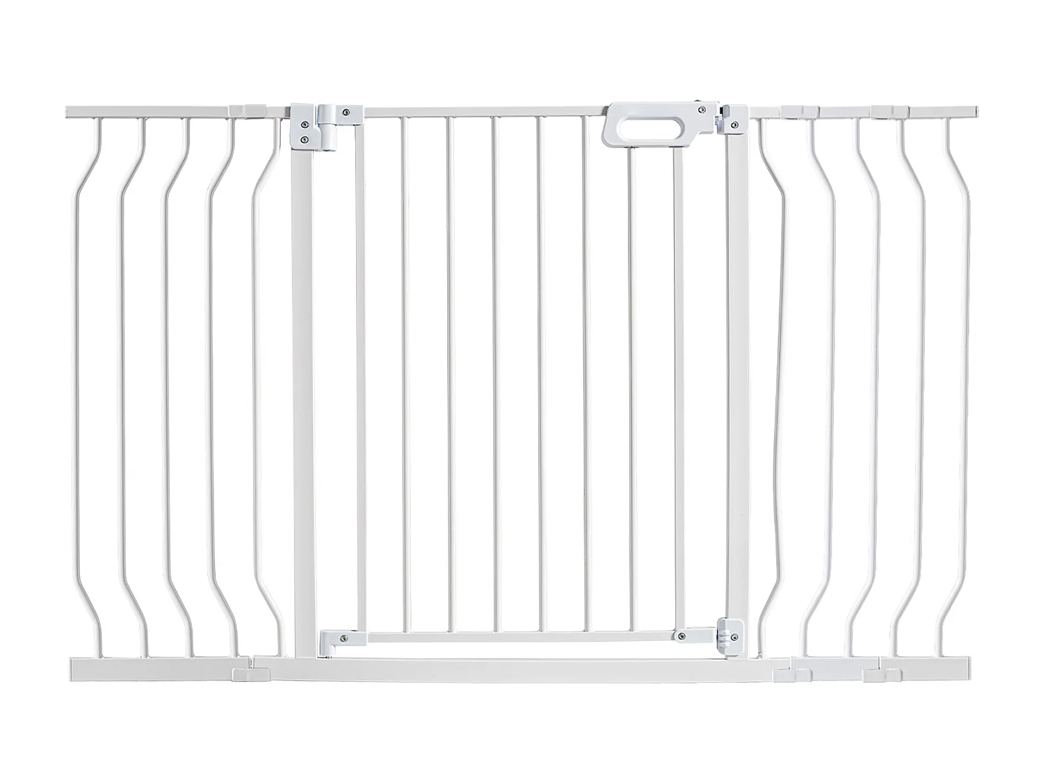 Barrière de Sécurité pour Bébé SucceBuy, 74.9-135 cm de Largeur x 76 cm de Hauteur, Barrière de Sécurité pour Escaliers et Portes
