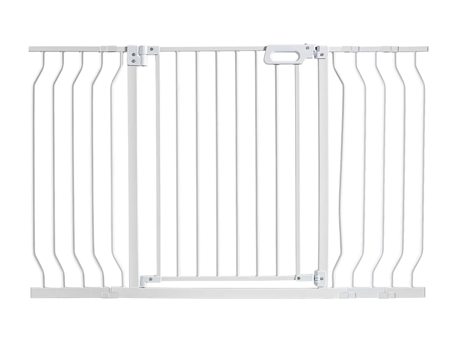 Barrière de Sécurité pour Bébé SucceBuy, 74.9-135 cm de Largeur x 76 cm de Hauteur, Barrière de Sécurité pour Escaliers et Portes