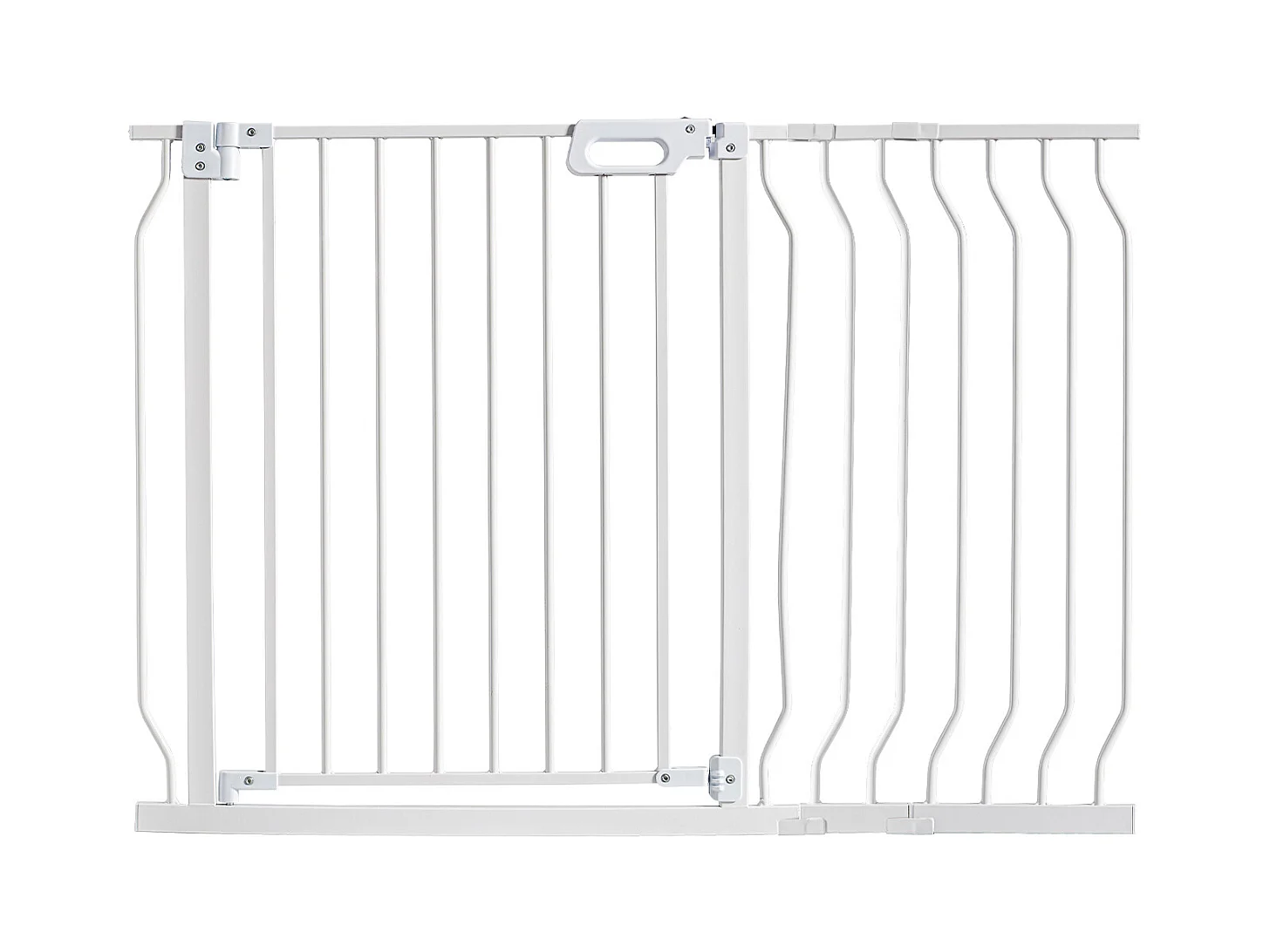 Barrière de Sécurité pour Bébé SucceBuy, 75 - 123 cm de Largeur, 76.2 cm de Hauteur, Barrière pour Chien pour Escaliers et Portes